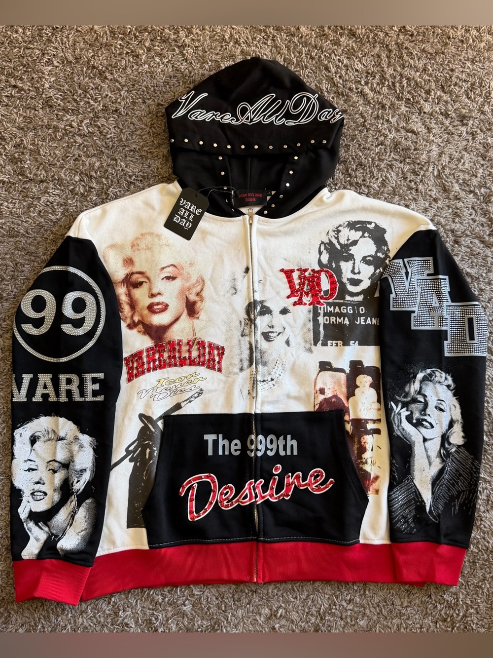 Vale Forever Marilyn Monroe Zip-up